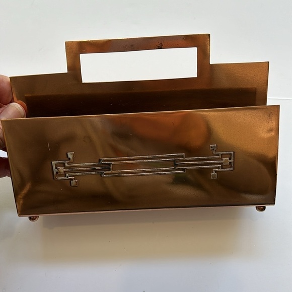 Heintz Art Metal Studio Vintage Bronze Letter Document Holder - Picture 2 of 13